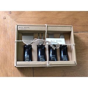 ✨NEW Rae Dunn Cheese Spread Set in Black